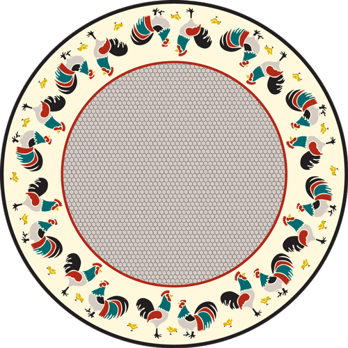 poultry circular mat