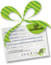 gift certificates