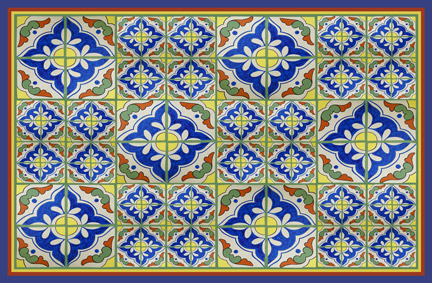 spanish tile medium mat